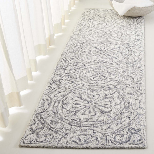 Safavieh Lrl Hand-Tufted Wool Runner Oriental Pattern Ivory Grey Hallway Accent Rug 2'-3" x 8'-0" LRL6947F-28