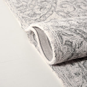 Safavieh Lrl Hand-Tufted Wool Runner Oriental Pattern Ivory Grey Hallway Accent Rug 4'-0" x 6'-0" LRL6947F-4