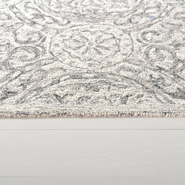 Safavieh Lrl Hand-Tufted Wool Runner Oriental Pattern Ivory Grey Hallway Accent Rug 5'-0" x 8'-0" LRL6947F-5
