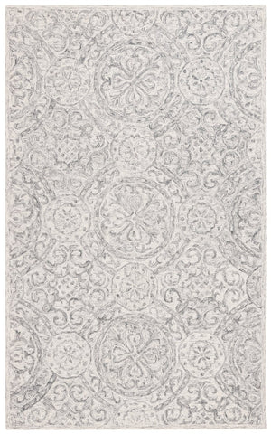 Safavieh Lrl Hand-Tufted Wool Runner Oriental Pattern Ivory Grey Hallway Accent Rug 6'-0" x 9'-0" LRL6947F-6
