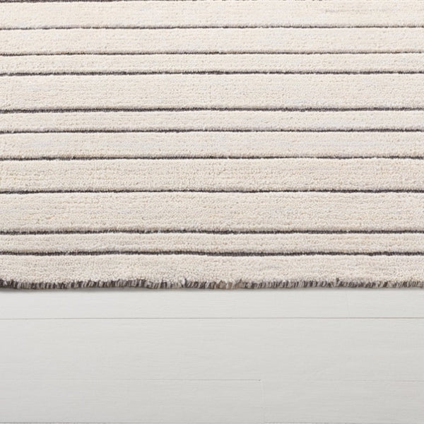 Safavieh Lauren Ralph Handloomed Wool Cotton Ivory Accent Rug for Modern Living Spaces 5'-0" x 8'-0" LRL6952A-5