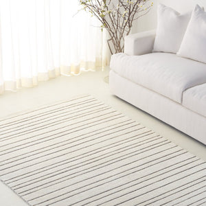 Safavieh Lauren Ralph Handloomed Wool Cotton Ivory Accent Rug for Modern Living Spaces 5'-0" x 8'-0" LRL6952A-5