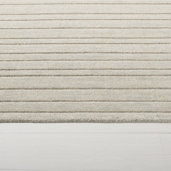 Safavieh Lauren Ralph Handloomed Wool Cotton Accent Rug Neutral Grey Plush Bedroom Entryway 2'-6" x 4'-0" LRL6952F-24