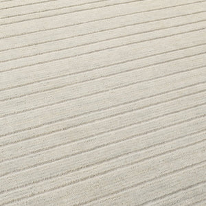 Safavieh Lauren Ralph Handloomed Wool Cotton Accent Rug Neutral Grey Plush Bedroom Entryway 8'-0" x 10'-0" LRL6952F-8