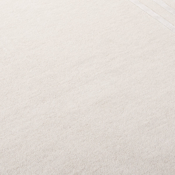 Safavieh Lauren Ivory Hand-Tufted Wool-Viscose Area Rug With Subtle Border — Durable, Plush Low-Profile Elegance 4'-0" x 6'-0" LRL6953A-4