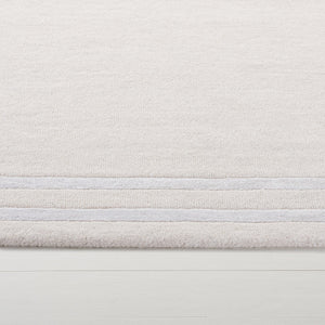 Safavieh Lauren Ivory Hand-Tufted Wool-Viscose Area Rug With Subtle Border — Durable, Plush Low-Profile Elegance 4'-0" x 6'-0" LRL6953A-4