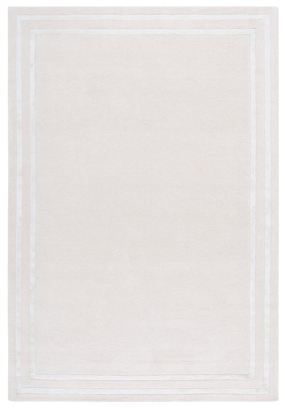 Safavieh Lauren Ivory Hand-Tufted Wool-Viscose Runner Rug, Low Pile Hallway Elegance For Narrow Spaces 2'-3" x 8'-0" LRL6953A-28