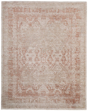 Feizy Rugs Loralai Distressed Medallion Oriental Area Rug Warm Tan Living Room Floor Accent 5' x 8' LRL8A65FBGERSTE10