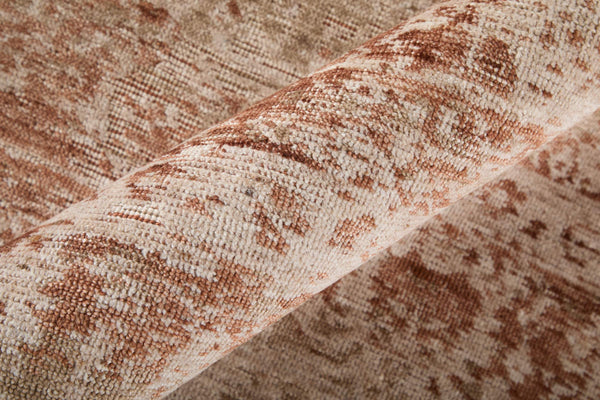 Feizy Rugs Loralai Distressed Medallion Oriental Area Rug Warm Tan Living Room Floor Accent 5' x 8' LRL8A65FBGERSTE10
