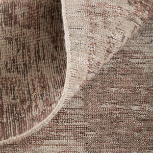 Feizy Rugs Loralai Distressed Oriental Area Rug with Warm Red Ivory Tones for Living Rooms 5' x 8' LRL8A66FTPEPLME10