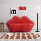 Manhattan Comfort Kiss Modern Loveseat Red LS010-RD