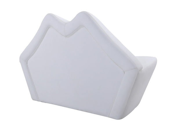 Manhattan Comfort Kiss Modern Loveseat White LS010-WH