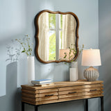 Jamie Young Co. Daisy Wood Wall Mirror Natural Mdf,Mirror Ls6daisymina