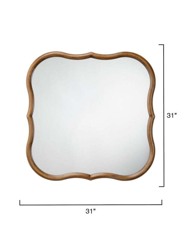 Jamie Young Co. Daisy Wood Wall Mirror Natural Mdf,Mirror Ls6daisymina