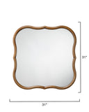 Jamie Young Co. Daisy Wood Wall Mirror Natural Mdf,Mirror Ls6daisymina