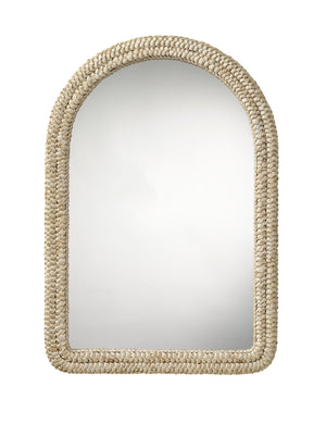 Jamie Young Co. Grain Woven Corngrass Wall Mirror Natural Mdf,Corn Husk,Mirror Ls6grainmina