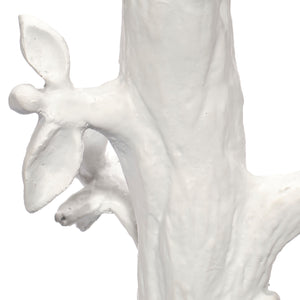 Jamie Young Co. Sycamore Resin Table Lamp With Linen Shade White Resin Ls9sycamtlwh