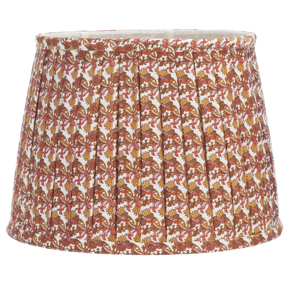 Safavieh Elsie, 10-inch Berry And Gold Cotton Printed Lamp Shade - Elegant Whimsy For Any Room Decor Berry ,Gold Cotton Lsh2001a