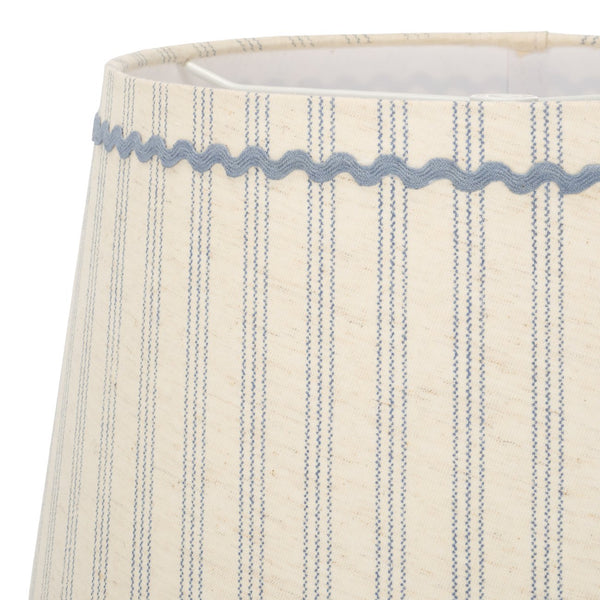 Safavieh Polina, 10 Inch Cotton Printed Lamp Shade In Elegant Beige & Blue - Elevate Your Home Decor Today! Beige ,Blue Cotton Lsh2002a