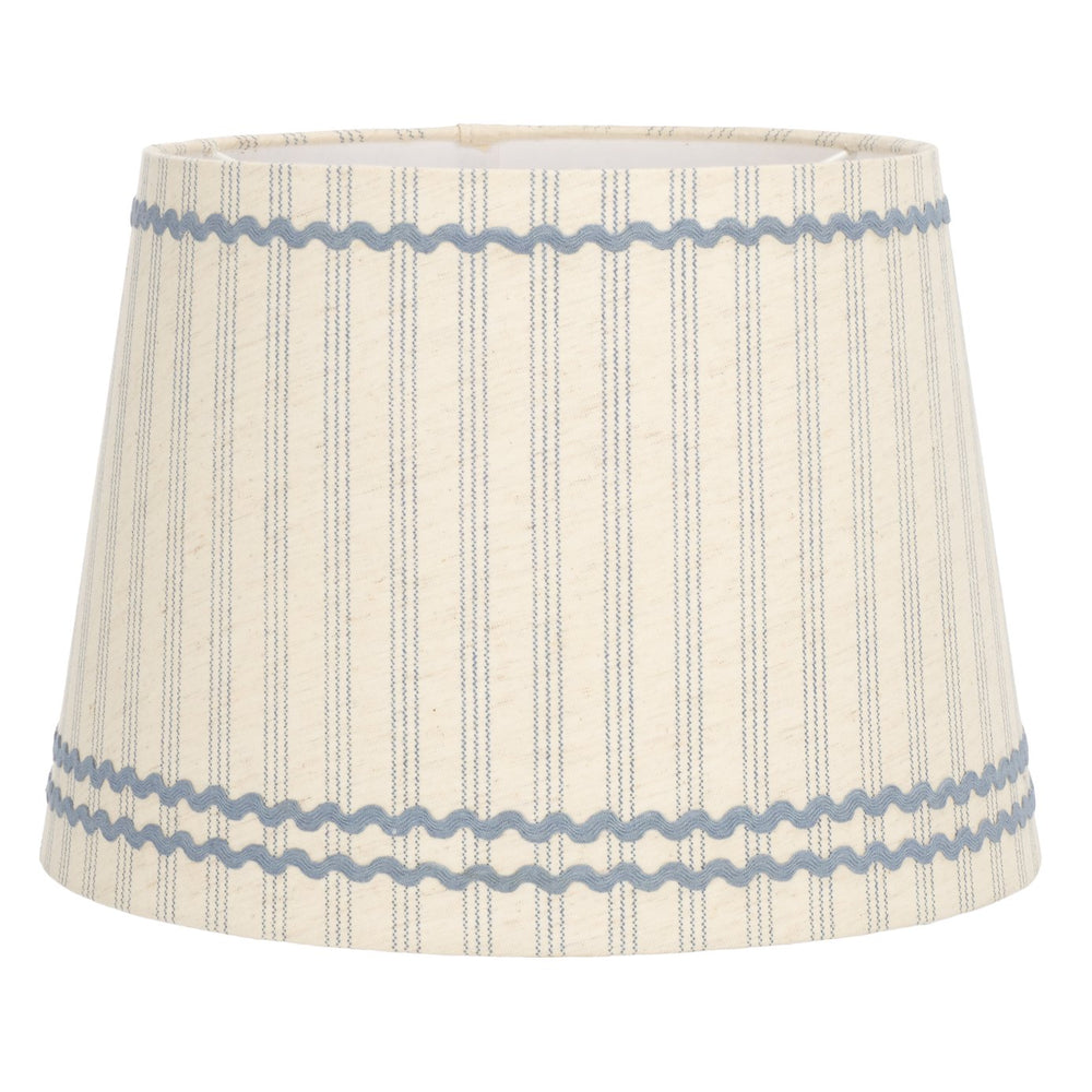 Safavieh Polina, 10 Inch Cotton Printed Lamp Shade In Elegant Beige & Blue - Elevate Your Home Decor Today! Beige ,Blue Cotton Lsh2002a