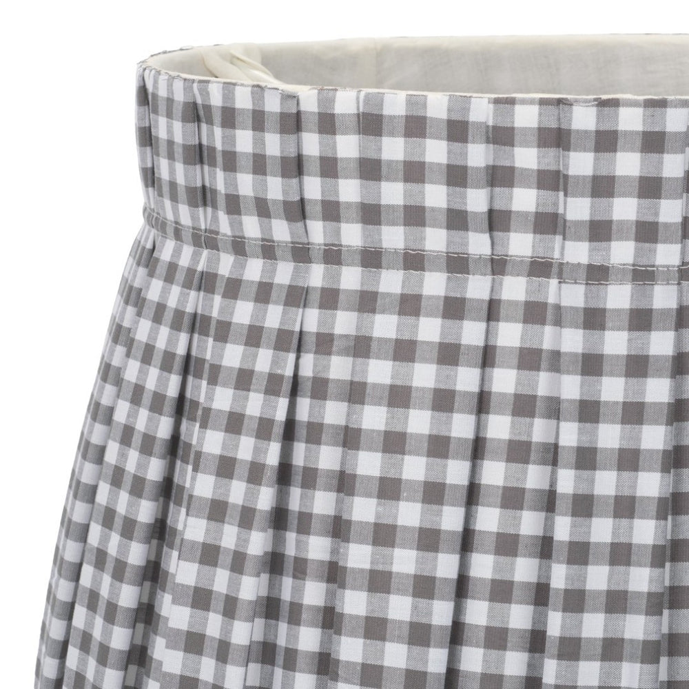 Safavieh MARISA, 10 Inch Cotton Printed Lamp Shade in Taupe/White - Ideal for Bedrooms & Living Spaces! LSH2004A