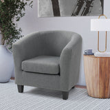 CorLiving Elwood Tub Chair in Grey Grey LSS-100-C