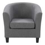 CorLiving Elwood Tub Chair in Grey Grey LSS-100-C