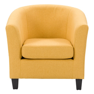 CorLiving Elwood Tub Chair in Yellow Yellow LSS-101-C