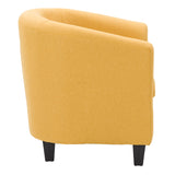 CorLiving Elwood Tub Chair in Yellow Yellow LSS-101-C