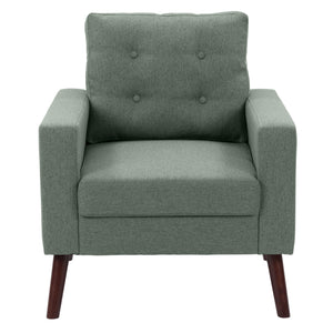 CorLiving Elwood Tufted Accent Chair in Light Green Green LSS-251-C