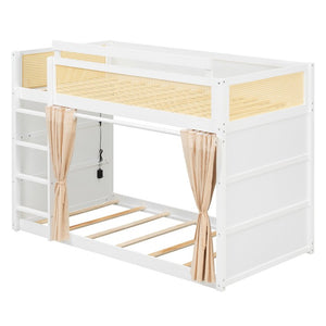 English Elm Queen Murphy Wall Bed with Integrated Shelves for Studio and Guest Room Use White 78.9 L x 41.9 W x 56.3 H LT000122AAK