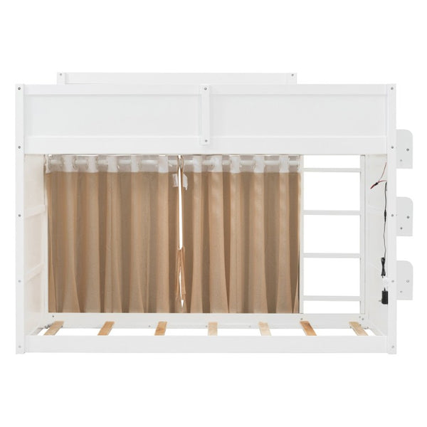 English Elm Queen Murphy Wall Bed with Integrated Shelves for Studio and Guest Room Use White 78.9 L x 41.9 W x 56.3 H LT000122AAK
