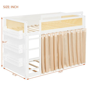 English Elm Queen Murphy Wall Bed with Integrated Shelves for Studio and Guest Room Use White 78.9 L x 41.9 W x 56.3 H LT000122AAK