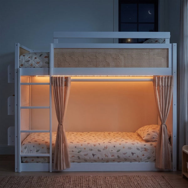 English Elm Queen Murphy Wall Bed with Integrated Shelves for Studio and Guest Room Use White 78.9 L x 41.9 W x 56.3 H LT000122AAK
