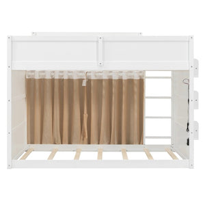 English Elm Queen Eco Solid Platform Bed Minimalist Low Profile Sustainable Frame for Modern Bedroom White Full MDF,Pine,Plywood LT000123AAK
