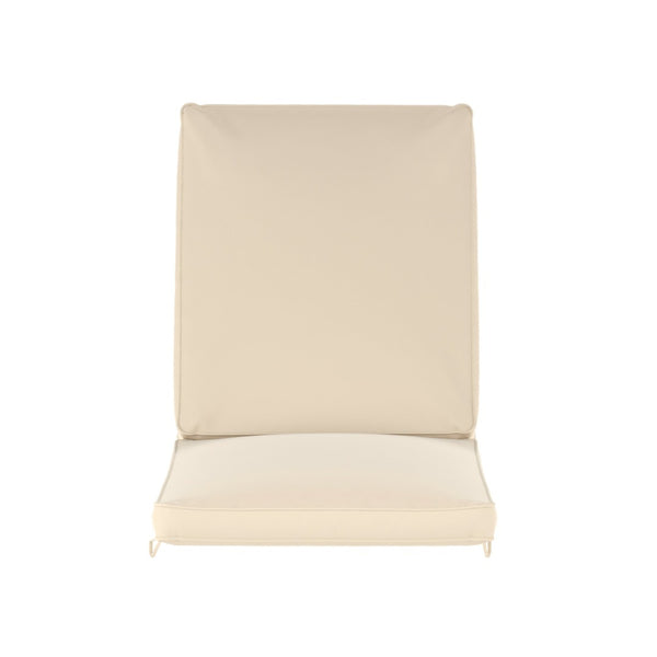 English Elm Lyra Commercial-Grade Water-Resistant Outdoor Chaise Lounge Cushion for Ultimate Comfort & Style Beige LTS-CUSHION-3-BG-GG