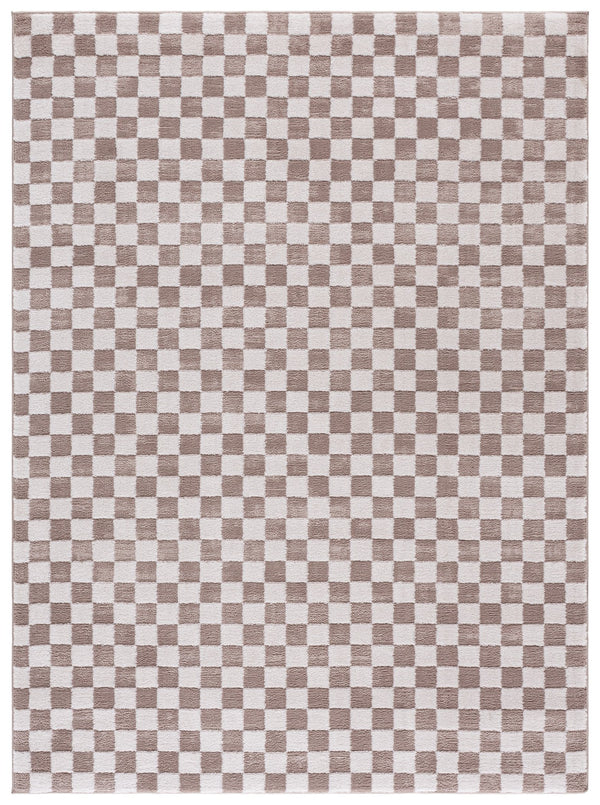 Safavieh Lunara Light Beige Ivory Power-Loomed Rug, Low-Profile Polyester With Jute Backing For Everyday Use 4'-0" x 6'-0" LUA300B-4