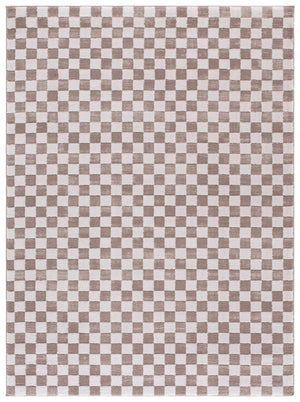 Safavieh Lunara Minimalist Light Beige And Ivory Area Rug — Power-Loomed Turkey, Low-Profile Comfort And Texture 6'-7" x 6'-7" LUA300B-7SQ