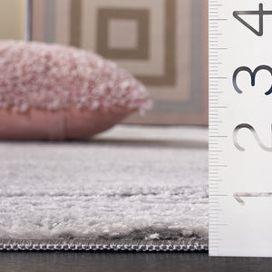 Safavieh Lunara Elegant Grey Ivory Area Rug - Power-Loomed Turkey, Low-Profile 1/2" Pile, Stain-Resistant Finish 8'-0" x 10'-0" LUA302F-8