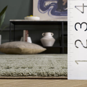 Safavieh Lunara Solid Polyester Area Rug Low Pile Transitional Style for Living Room or Bedroom LUA304Y-4
