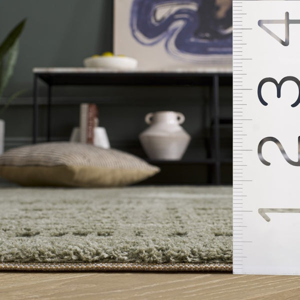 Safavieh Lunara Solid Polyester Area Rug Low Pile Transitional Style for Living Room or Bedroom LUA304Y-4