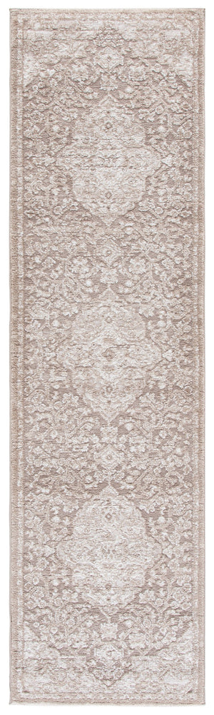 Safavieh Lunara Beige Ivory Runner With Traditional Motifs — Durable Power-Loomed Polyester For High-Traffic Elegance 2'-2" x 8'-0" LUA306B-28