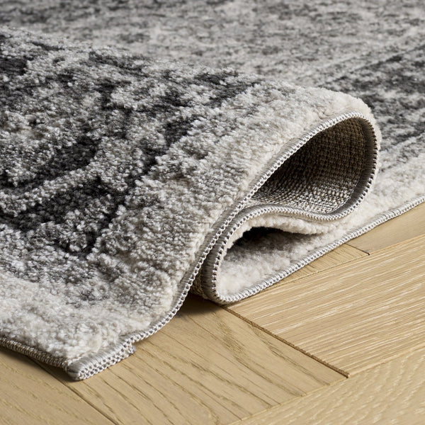 Safavieh Lunara Elegant Grey Ivory Runner Rug For Hallways And Entryways—Low Profile, Durable, Power-Loomed 2'-2" x 8'-0" LUA306F-28