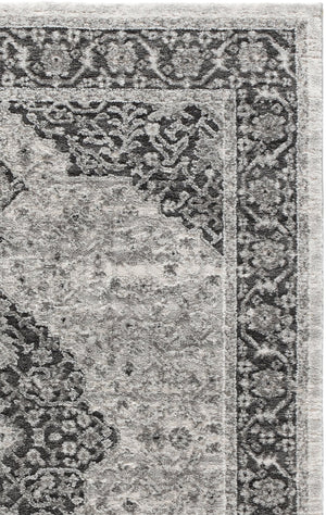 Safavieh Lunara Elegant Grey Ivory Runner Rug For Hallways And Entryways—Low Profile, Durable, Power-Loomed 2'-2" x 8'-0" LUA306F-28