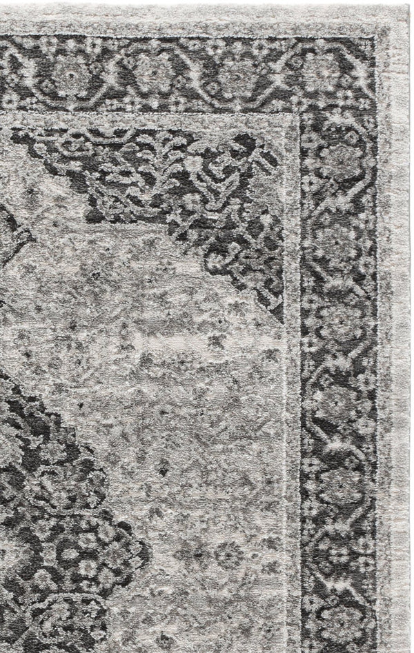 Safavieh Lunara Elegant Grey Ivory Runner Rug For Hallways And Entryways—Low Profile, Durable, Power-Loomed 2'-2" x 8'-0" LUA306F-28