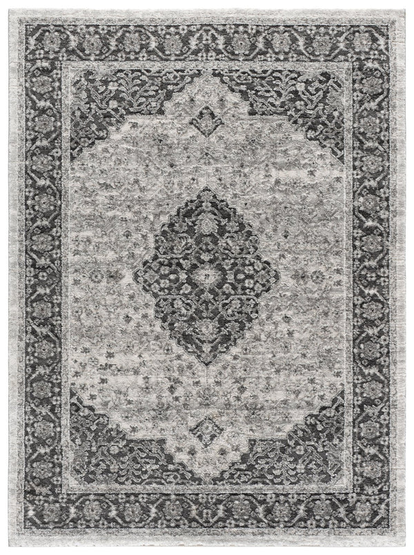 Safavieh Lunara Elegant Grey Ivory Runner Rug For Hallways And Entryways—Low Profile, Durable, Power-Loomed 2'-2" x 8'-0" LUA306F-28