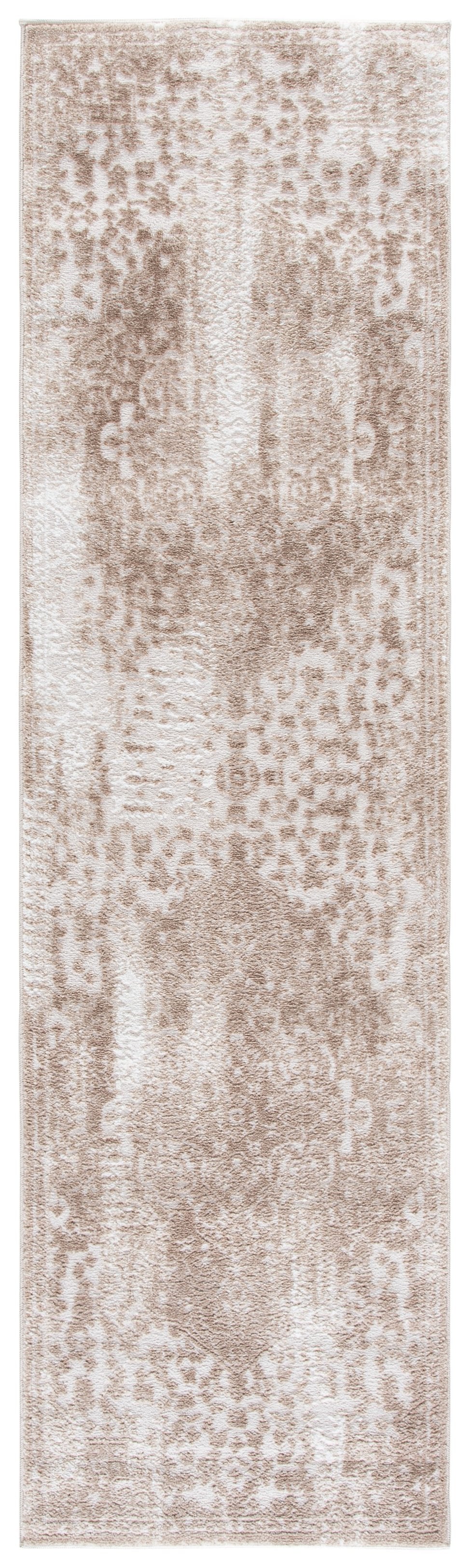 Safavieh Lunara Elegant Beige Ivory Area Rug — Low-Profile Power-Loomed Design, Durable Polyester Jute Backing 4'-0" x 6'-0" LUA308B-4