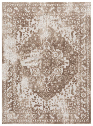 Safavieh Lunara Beige Ivory Area Rug 8X10 Power-Loomed In Turkey — Low-Profile Plush Polyester Jute Backing 8'-0" x 10'-0" LUA308B-8