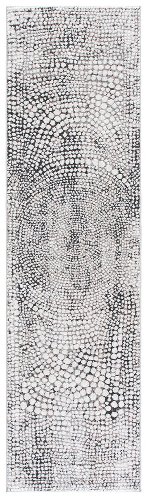 Safavieh Lunara Modern Charcoal & Ivory Area Rug — Low-Profile Power-Loomed Turkish Design, Durable Softness 5'-3" x 7'-6" LUA310H-5
