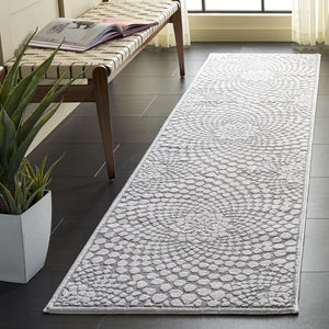 Safavieh Lunara Power Loomed Polyester Runner Rug Neutral Tonal Pile for Hallways and Entryways 2'-2" x 8'-0" LUA312F-28